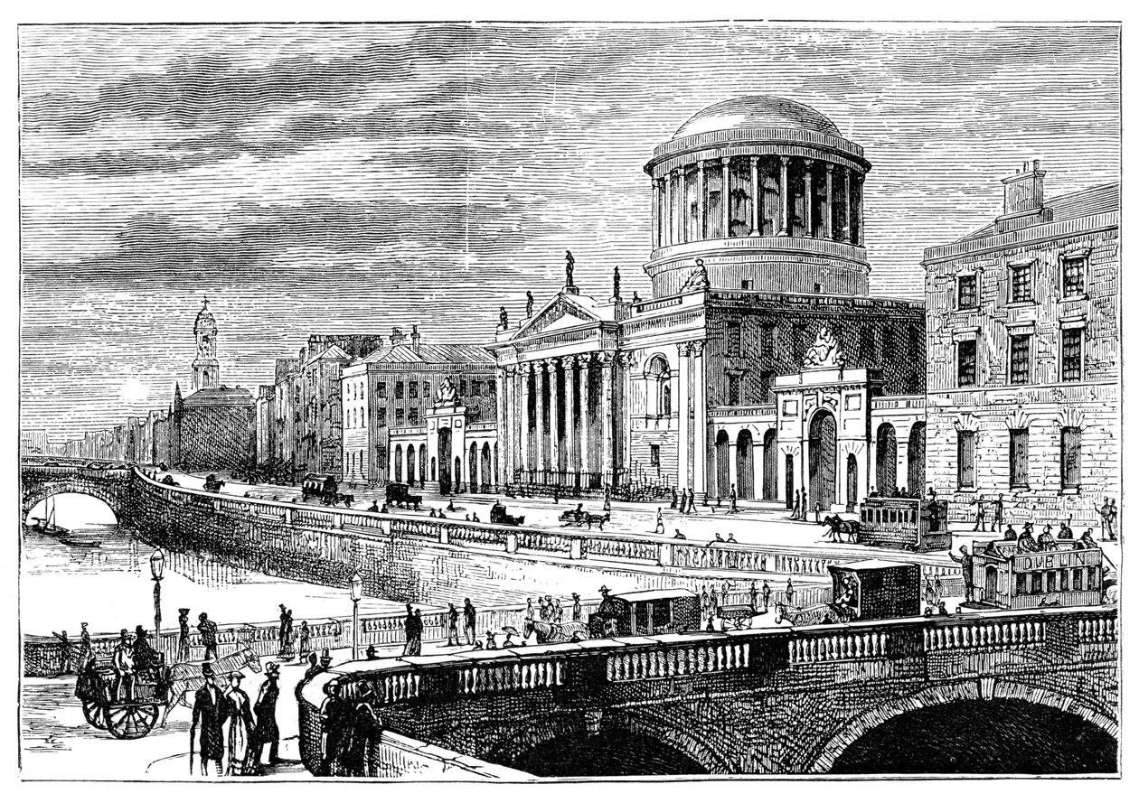 Dört Mahkeme, Dublin, İrlanda, 1900 by Unbekannt