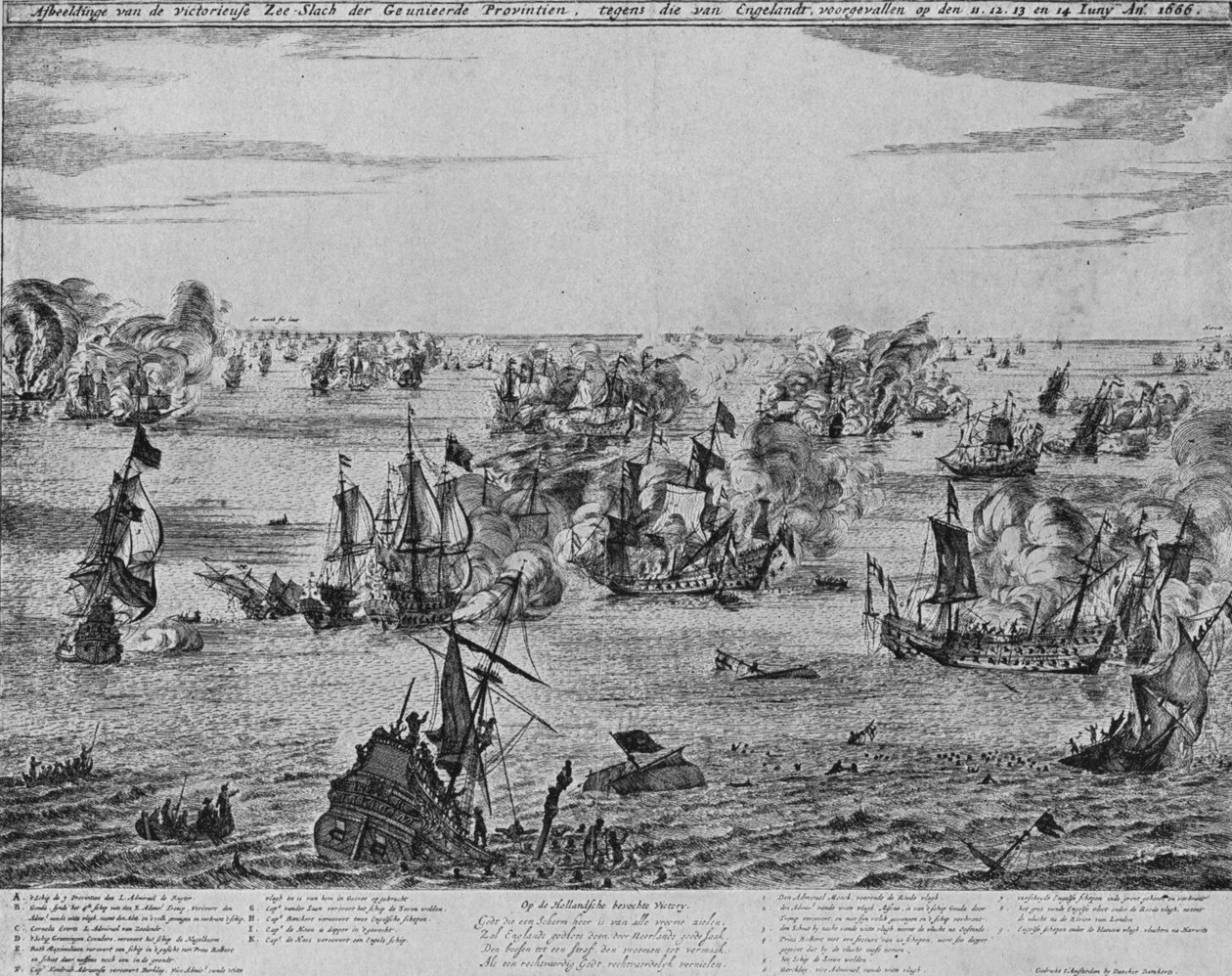 Dört Gün Kavgası, c1667 by Unbekannt