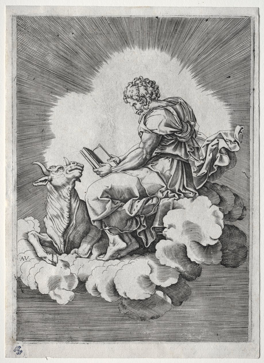 Dört Evangelist: St. Luke, c. 1518. by Unbekannt