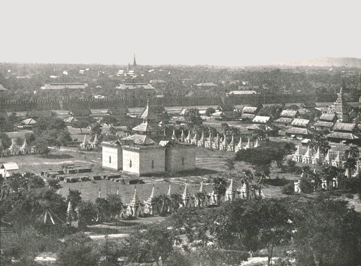 Dört Yüz Elli Tapınak, Mandalay, Burma, 1895. by Unbekannt