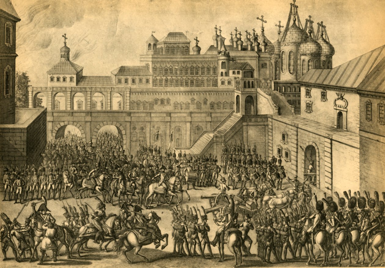 Fransızlar Moskova şehrine girerler, Eylül 1812, 1921. by Unbekannt