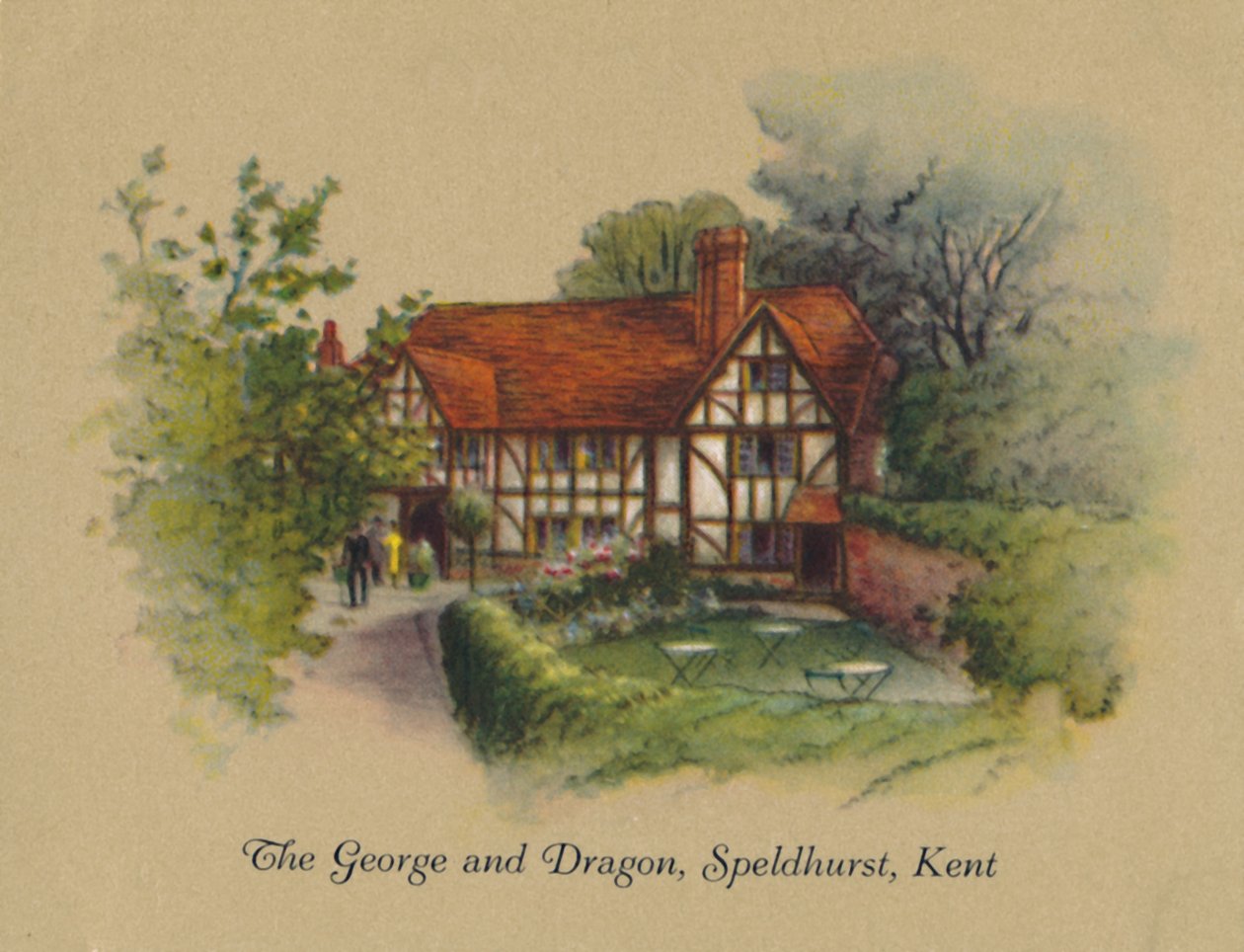 George ve Ejderha, Speldhurst, Kent, 1939 by Unbekannt