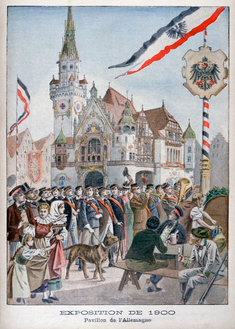 1900 Evrensel Sergisindeki Alman pavyonu, Paris, 1900 by Unbekannt