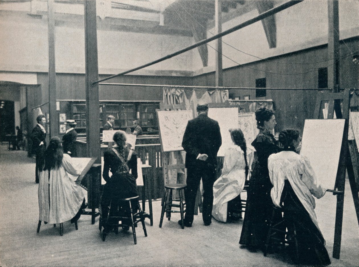 Glasgow Sanat Okulu, Müze, c1900 by Unbekannt