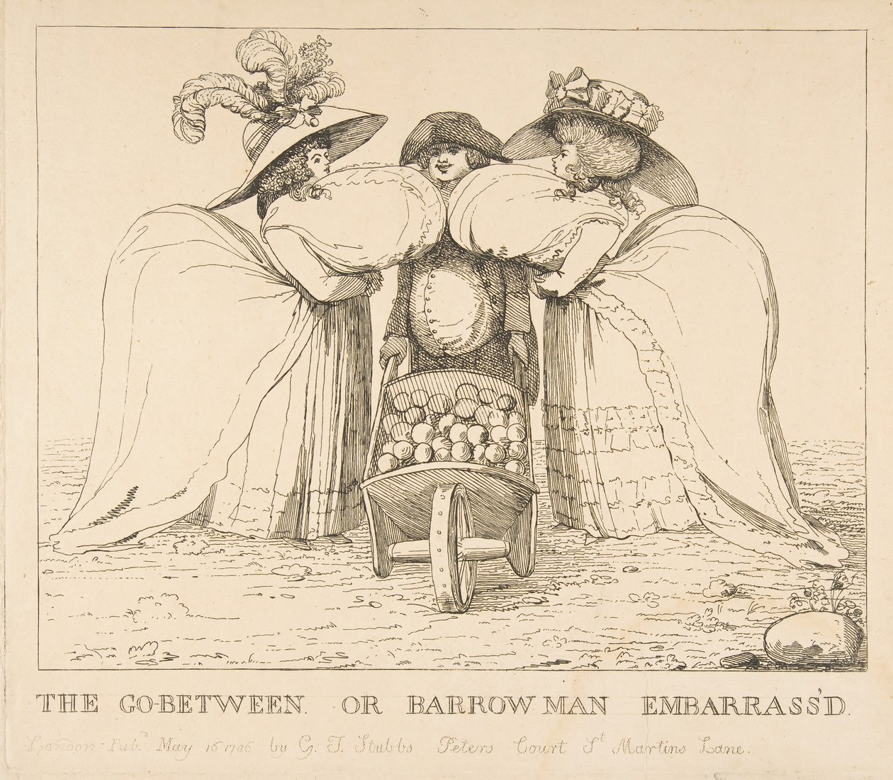 Go-Between veya Barrow Man Utanç, 15 Mayıs 1786. by Unbekannt