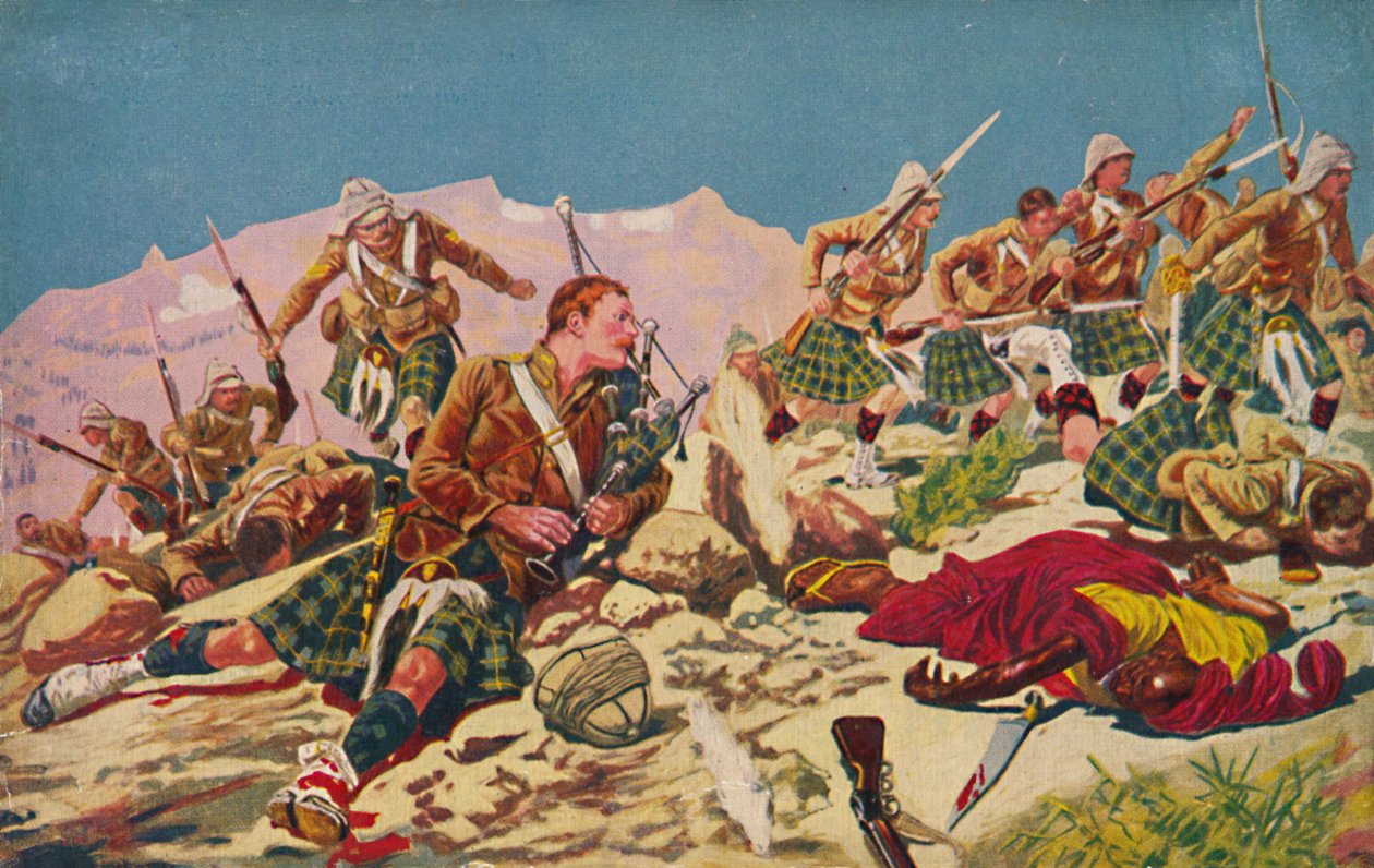 Gordon Highlanders. Piper Findlater V.C.