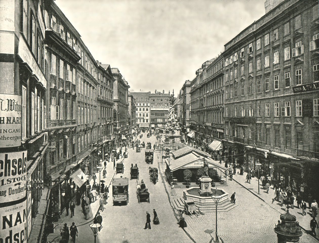 Graben, Viyana, Avusturya, 1895. by Unbekannt