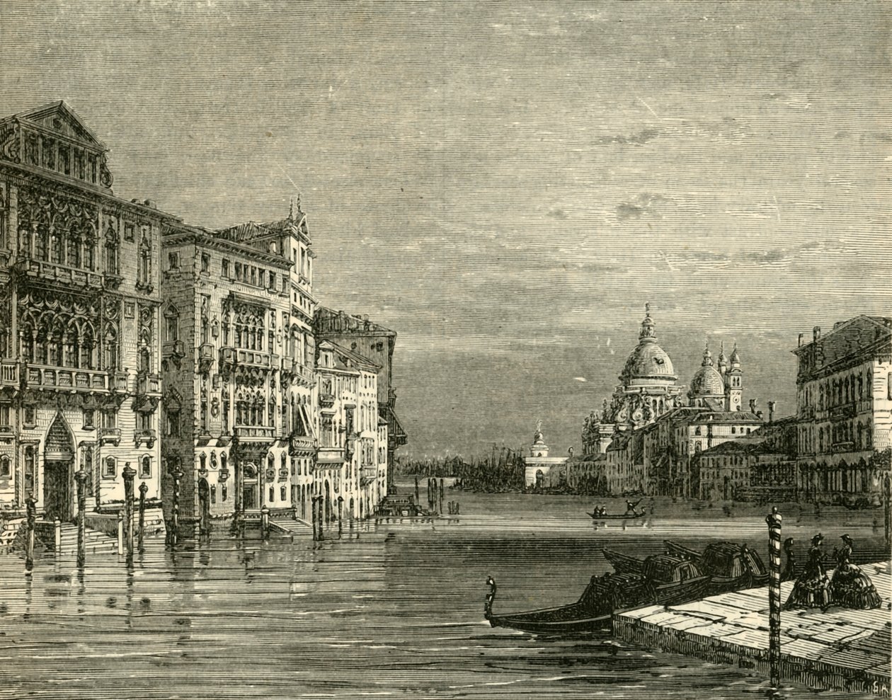 Büyük Kanal, Venedik, 1890. by Unbekannt