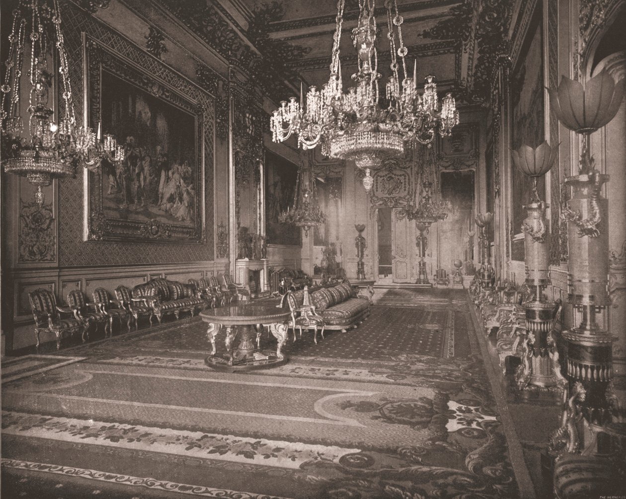 Büyük Resepsiyon Odası, Windsor Kalesi, Berkshire, 1894. by Unbekannt