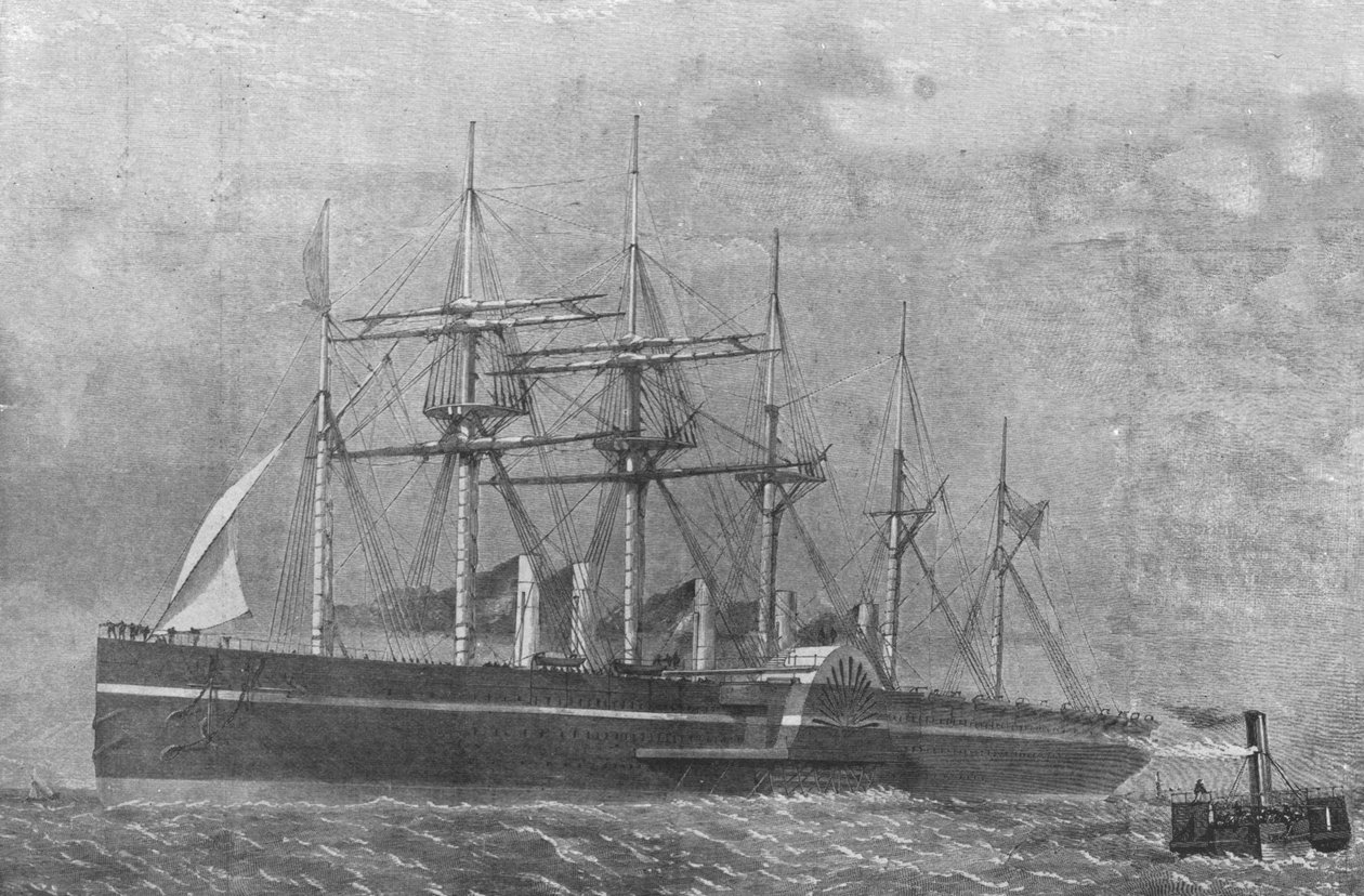Büyük Doğu, 1860: İlk Yolculuğunda Southampton