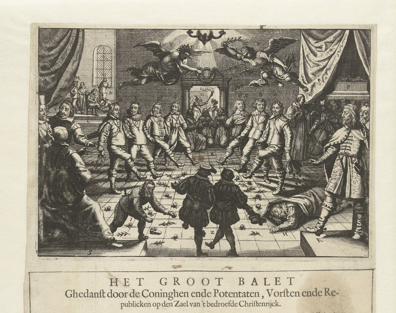 Büyük Avrupa Savaş Balesi, c. 1643. by Unbekannt
