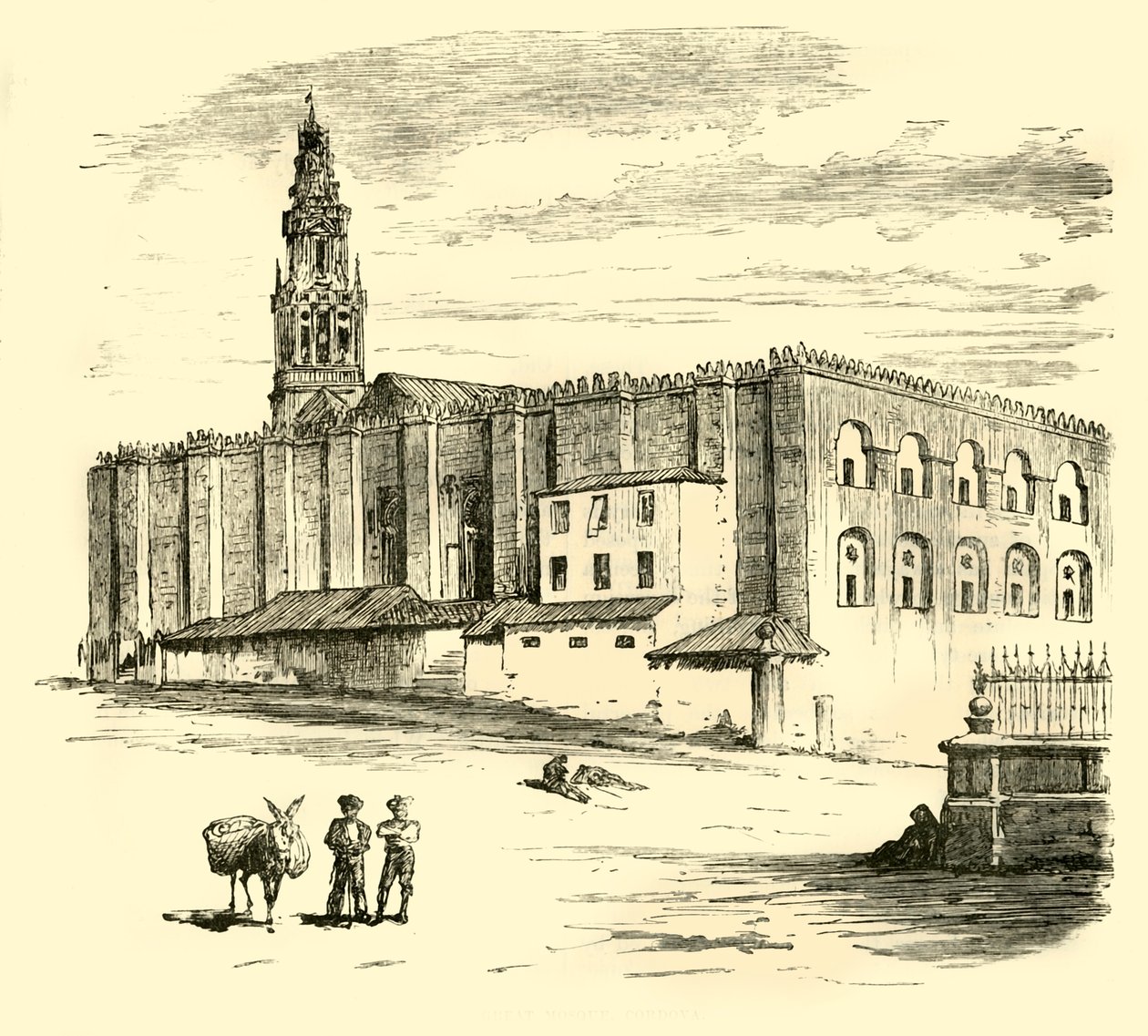 Ulu Cami, Cordova, 1890. by Unbekannt