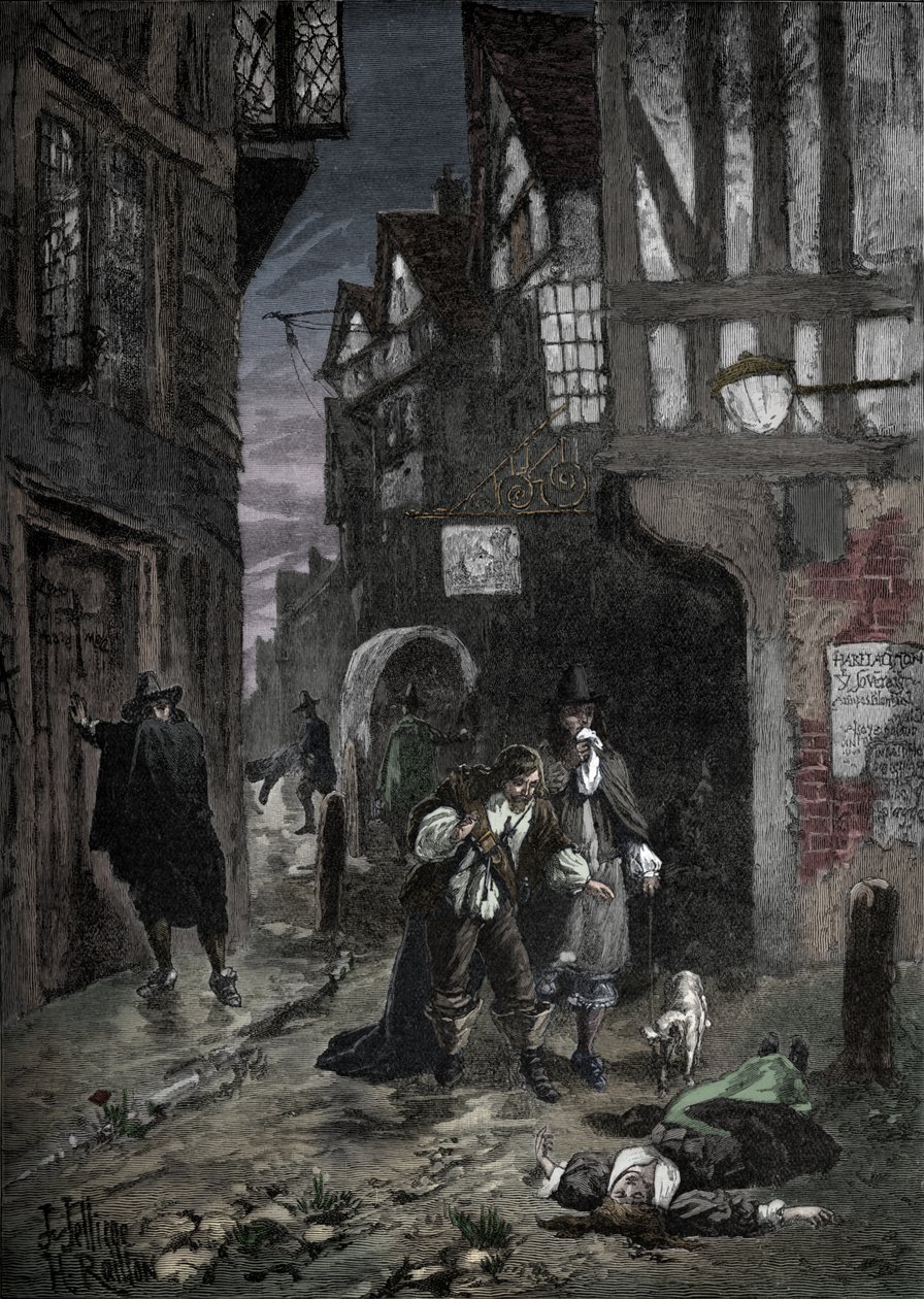 Büyük Veba: Londra sokaklarında sahneler, 1665-1666 1905 by Unbekannt