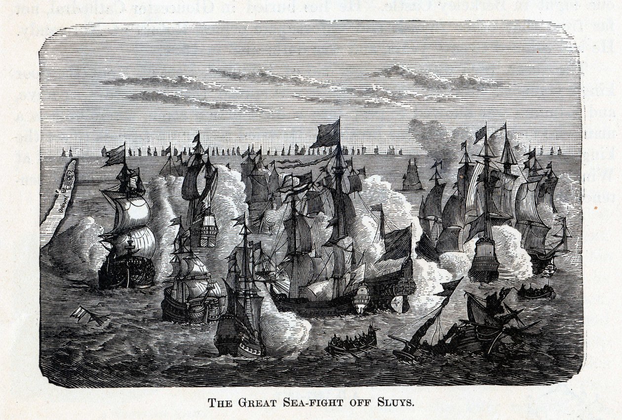 Büyük Deniz Savaşı Sluys, 1882 by Unbekannt