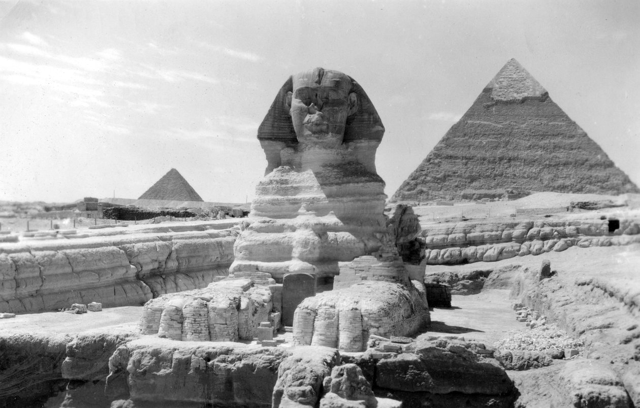 Büyük Giza Sfenksi, Mısır, Mayıs 1949 by Unbekannt