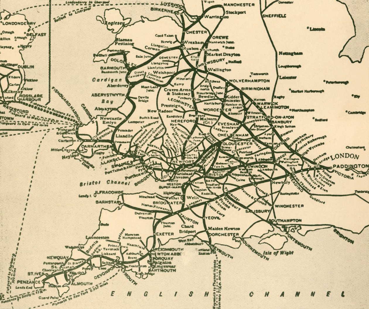 Büyük Batı Demiryolu, 1930. by Unbekannt