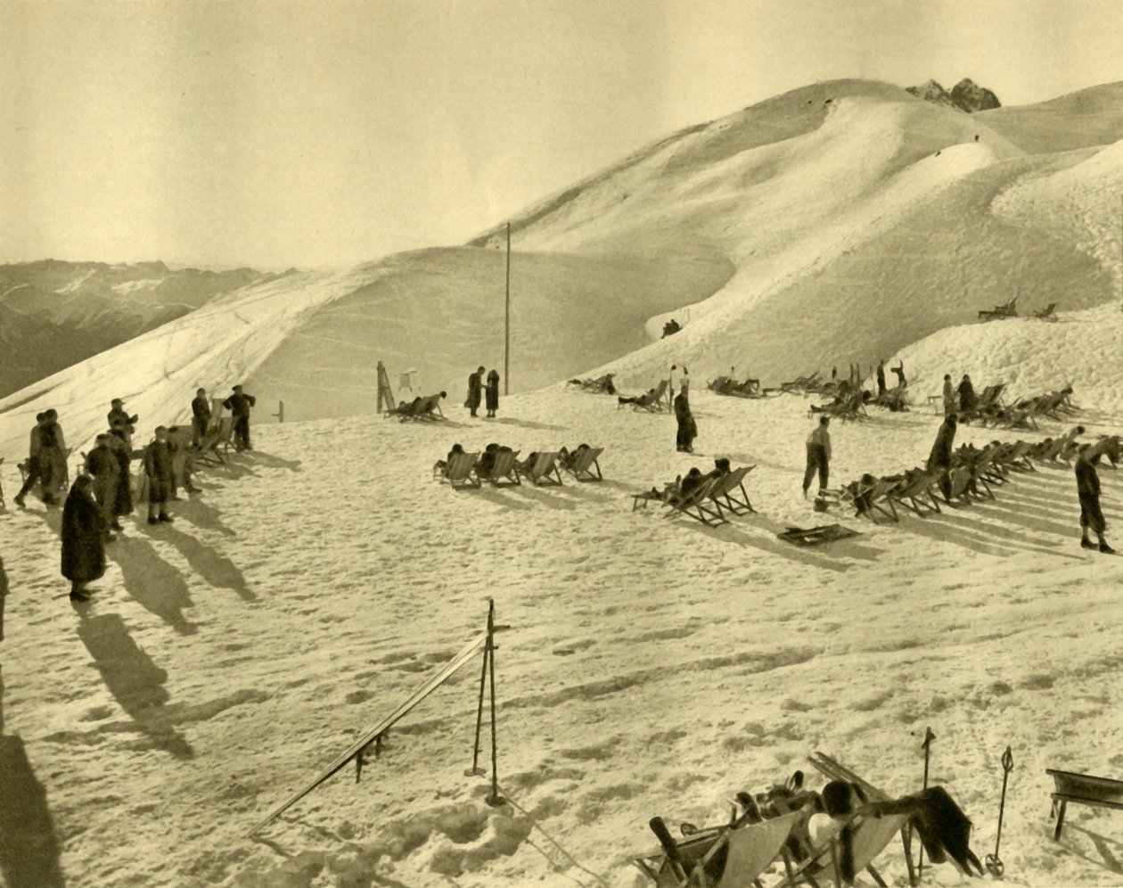 Hafelekarbahn telesiyeji, Innsbruck, Tirol, Avusturya, c1935. by Unbekannt
