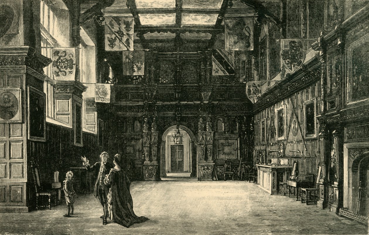 Salon, Audley End, 1898. by Unbekannt