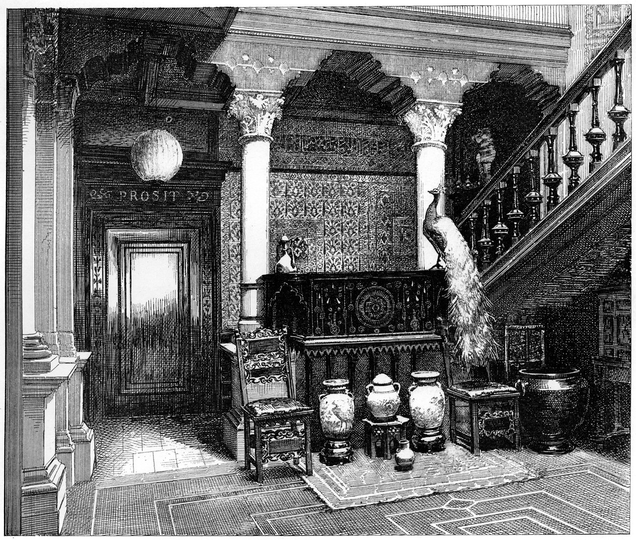 Salon, c1880-1882 by Unbekannt