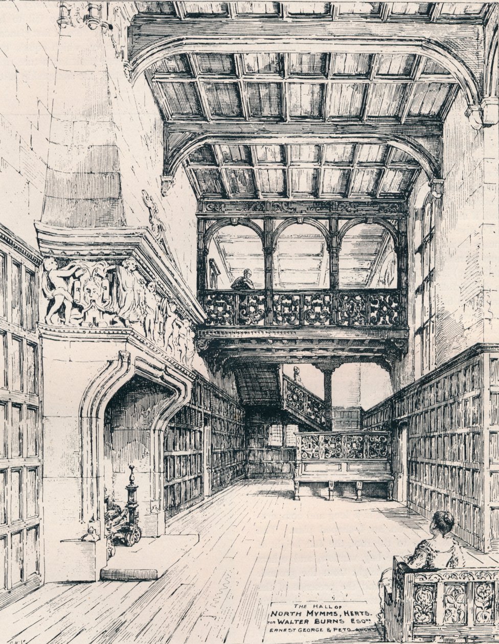 Kuzey Mymms Salonu, Herts, 1898 by Unbekannt