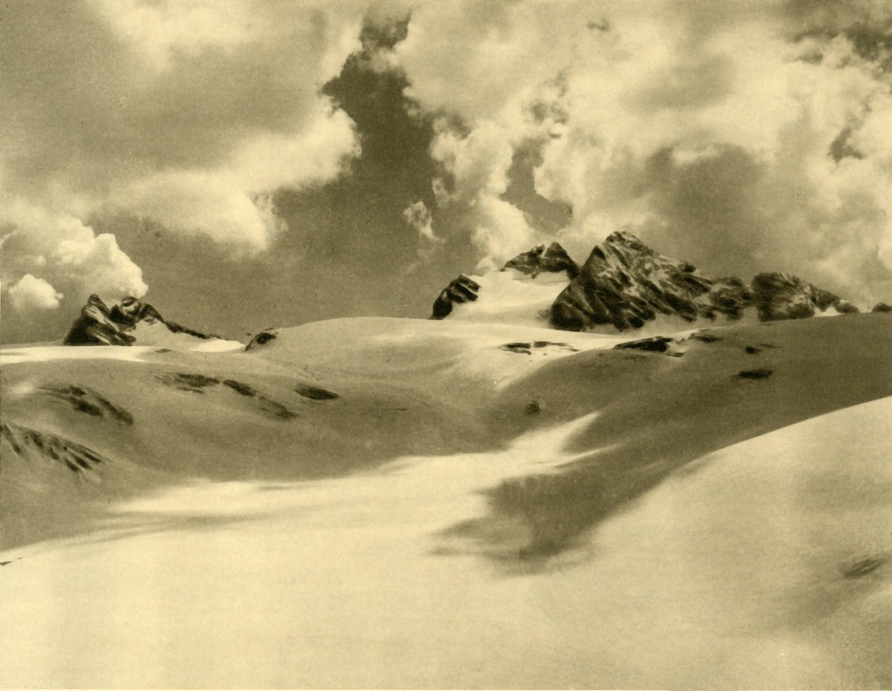 Hallstätter Buzulu, Dachstein Dağları, Yukarı Avusturya, c1935. by Unbekannt