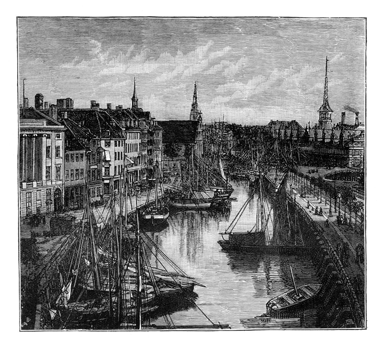 The Harbour, Kopenhag, Danimarka by Unbekannt