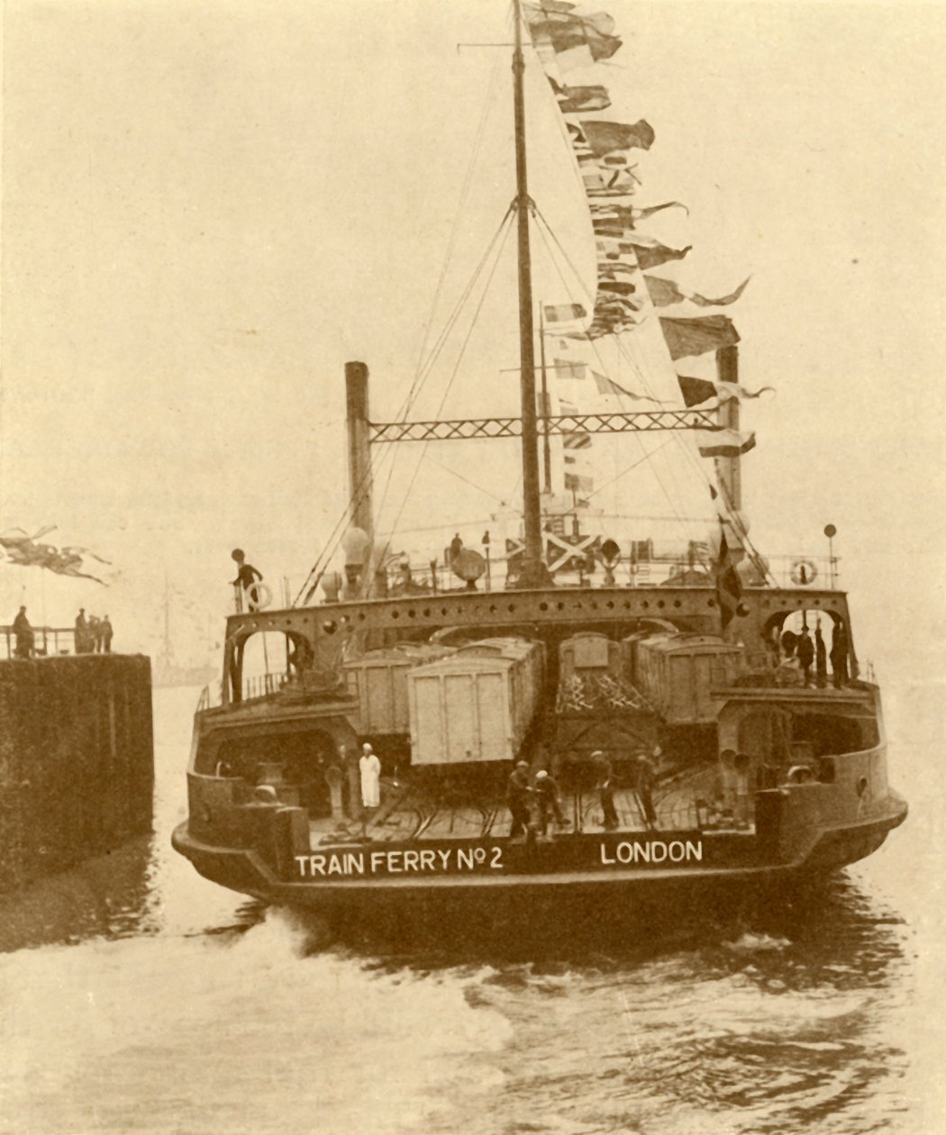 Harwich-Zeebrugge Tren Feribotu, c1930. by Unbekannt