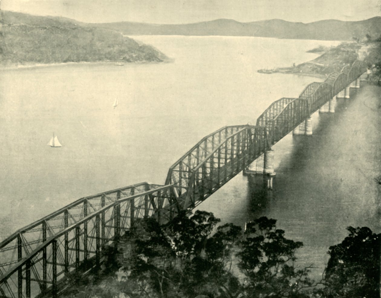 Hawkesbury Köprüsü, Yeni Güney Galler, 1901. by Unbekannt
