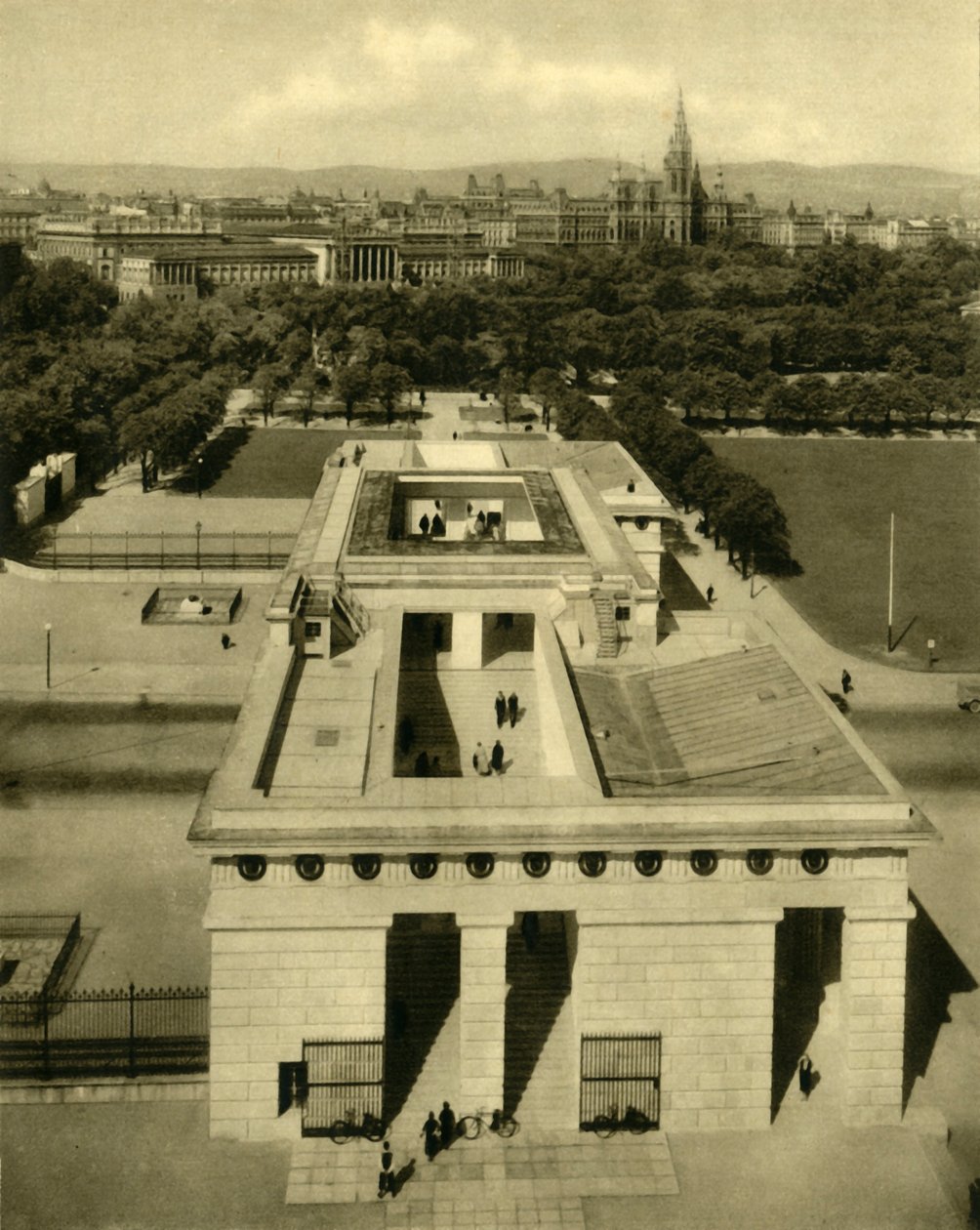 Kahramanlar Anıtı, Viyana, Avusturya, c1935. by Unbekannt