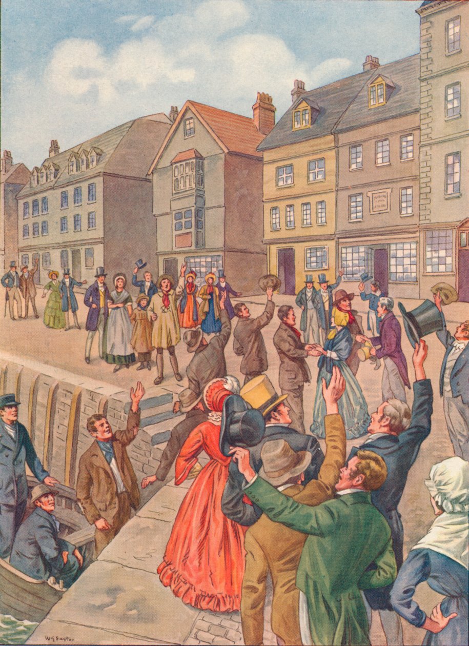 Eve Dönüş, 1838, 1934 by Unbekannt
