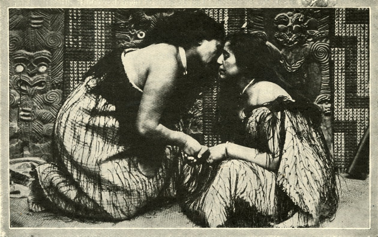 Hongi, Bir Maori Tebrik, c1948. by Unbekannt