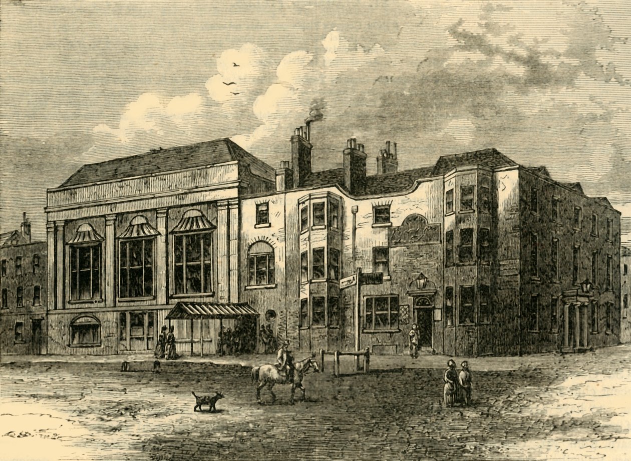 Horns Tavern, Kennington, 1820, c1878. by Unbekannt