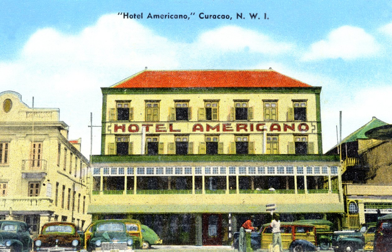 The Hotel Americano, Curacao, Hollanda Antilleri, c1900s by Unbekannt
