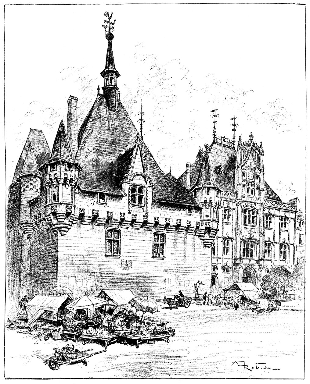 Belediye Binası, 1899 by Unbekannt
