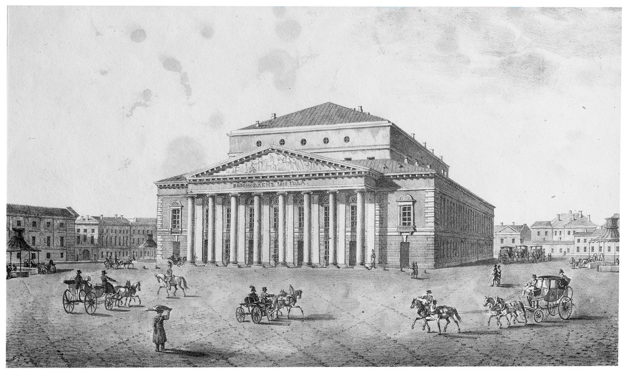 İmparatorluk Bolşoy Kamenny Tiyatrosu, St Petersburg, Rusya, 1820