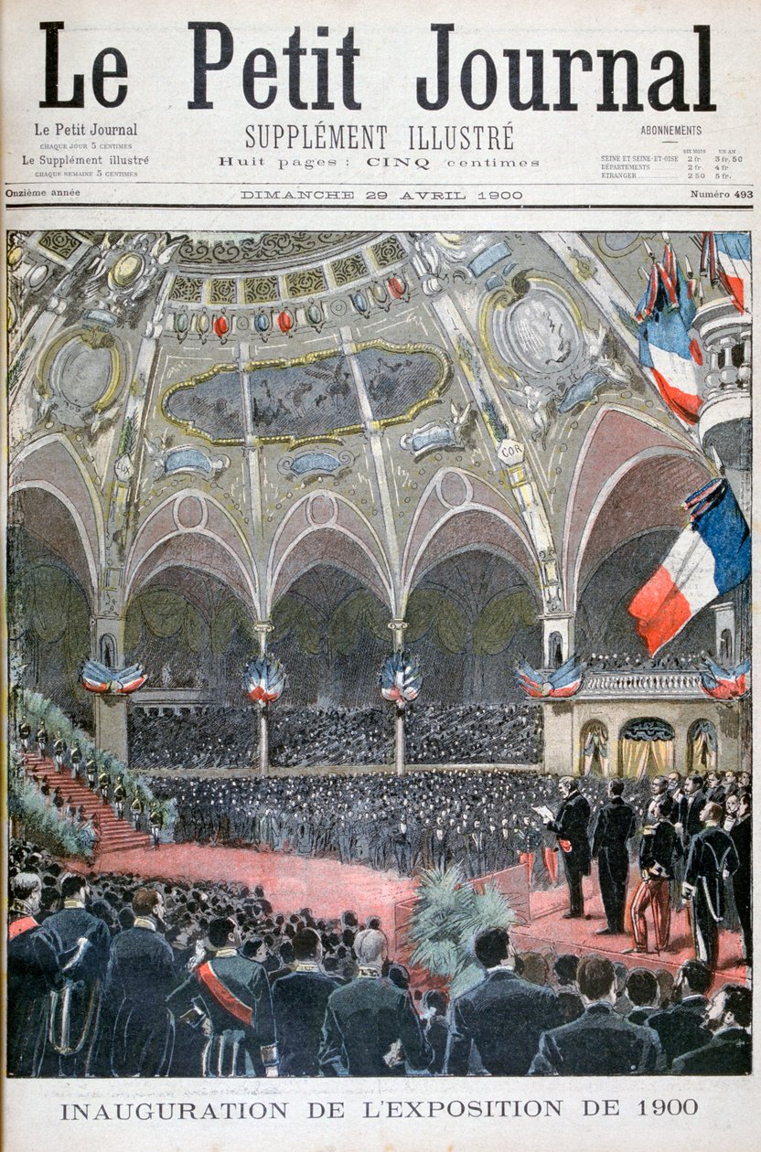 1900 Evrensel Sergisinin Açılışı by Unbekannt