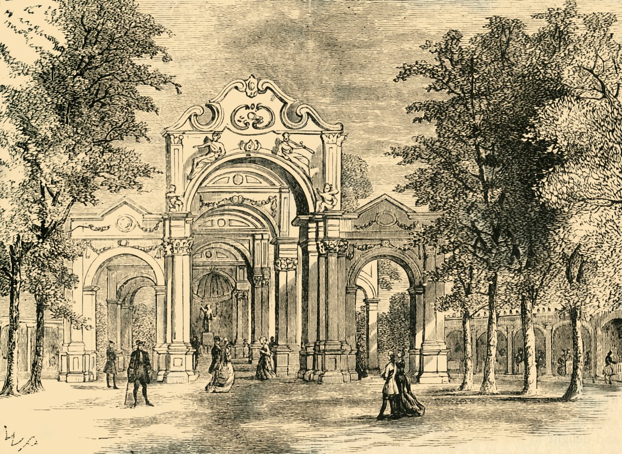 İtalyan Yürüyüşü, Vauxhall Bahçeleri, c1878. by Unbekannt
