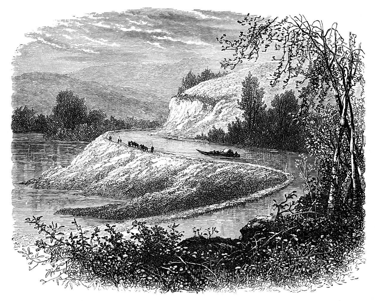 James Nehri ve Richmond yakınlarındaki kırsal, Virginia, ABD, 19. yüzyıl by Unbekannt