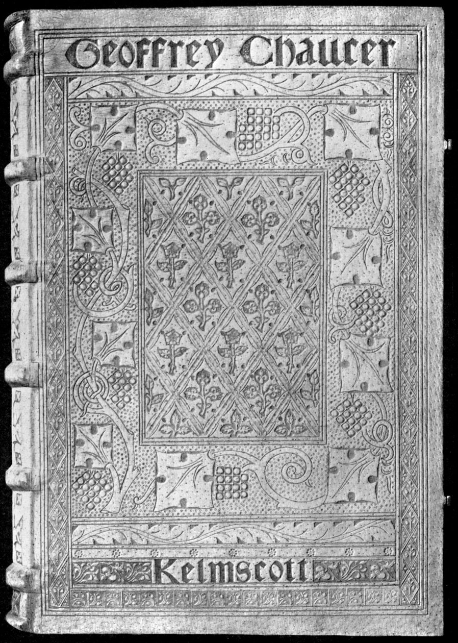 Kelmscott Chaucer, William Morris tarafından özel bir ciltleme ile, 1896 1901 by Unbekannt