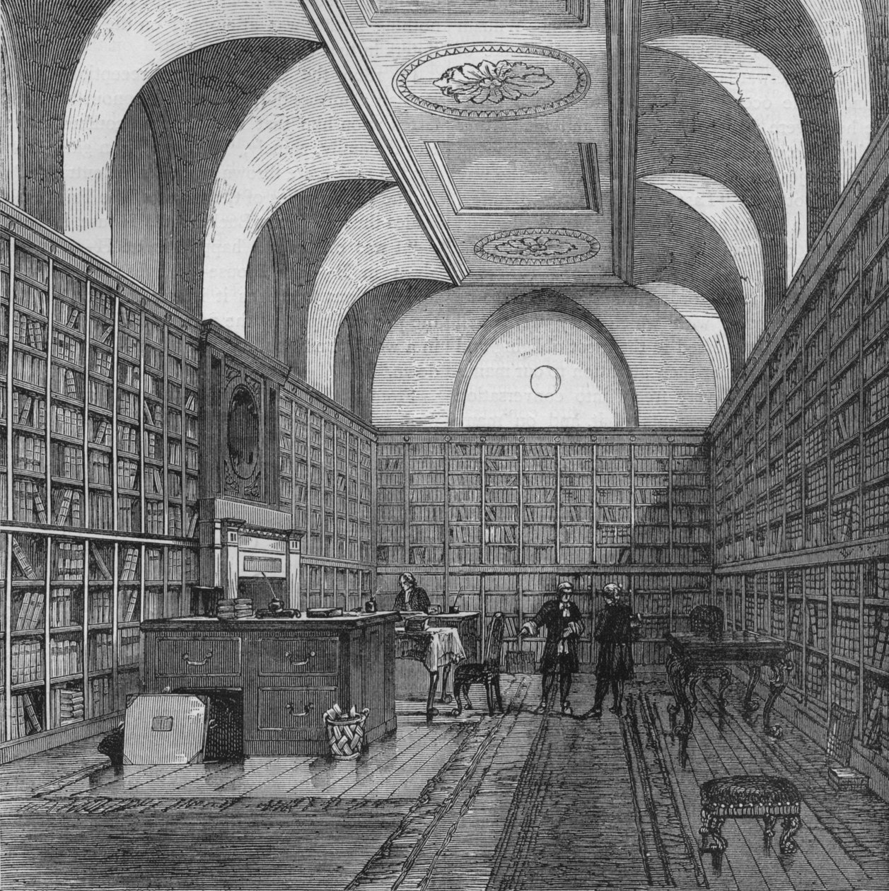 Kings Kütüphanesi, Buckingham House, Westminster, Londra, 1775 1878 by Unbekannt
