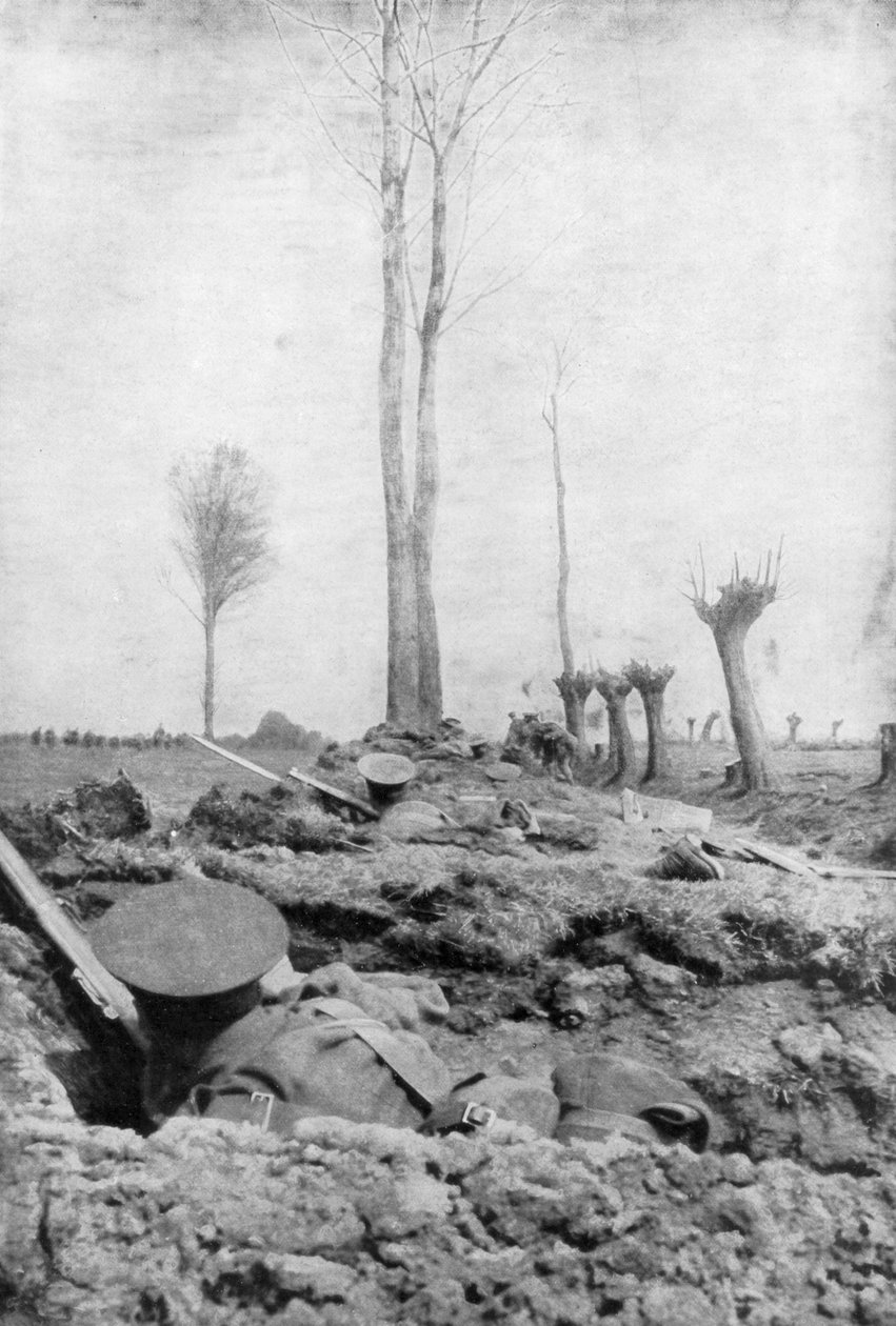 Kings Alayı Liverpool, İkinci Ypres Savaşı, Belçika, 22 Nisan-25 Mayıs 1915 by Unbekannt