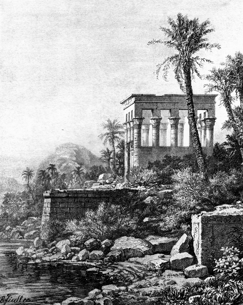 Köşk, Philae Tapınağı, Mısır, 1881 by Unbekannt