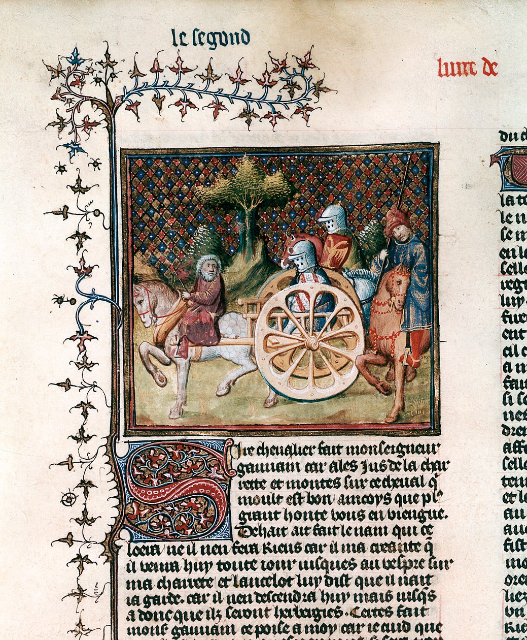 Araba Şövalyesi Sir Lancelot, 1344 by Unbekannt