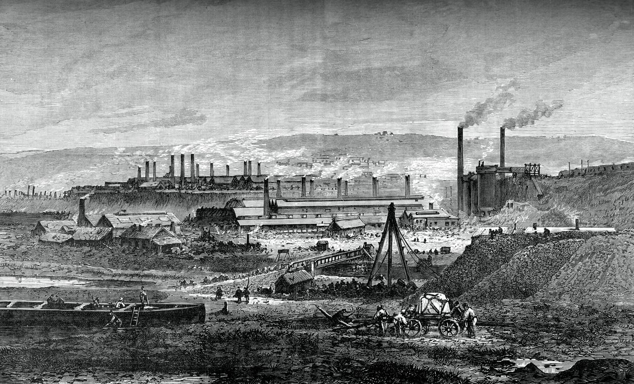 Landore Siemens çelik işleri, c1880 by Unbekannt