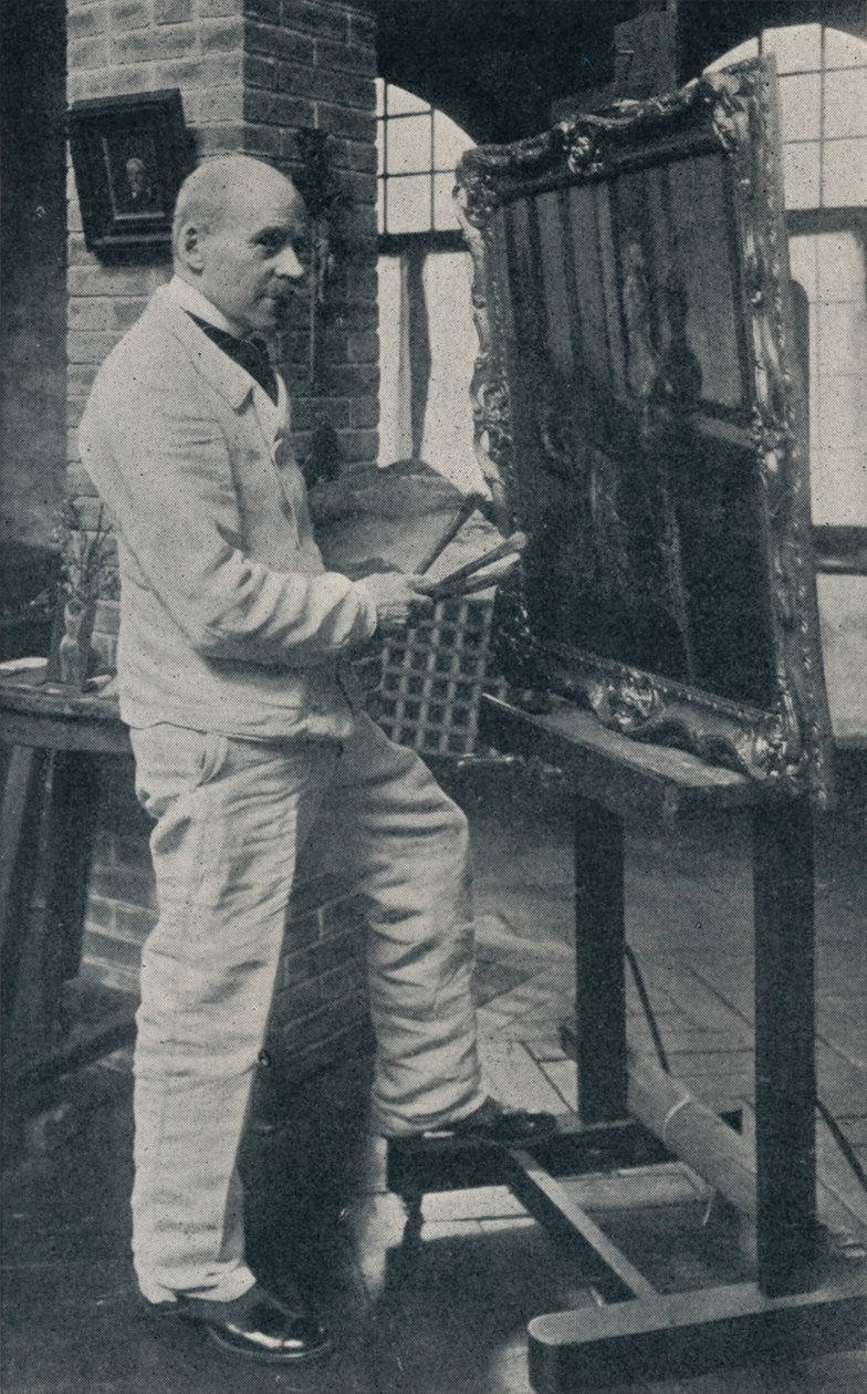 Stüdyosunda Geç Gaston La Touche, c1913. by Unbekannt