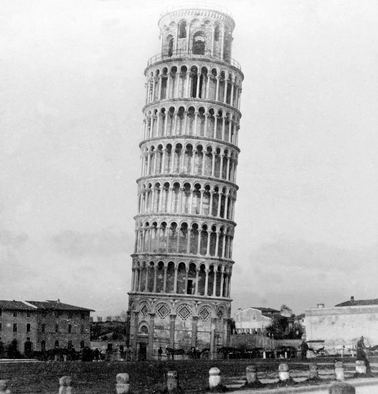Eğik Pisa Kulesi, İtalya, 1892 by Unbekannt