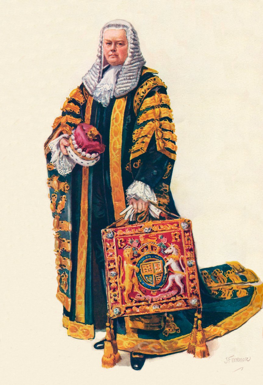 Lord Şansölye, Taç Giydirme Cüppesiyle, 1937 by Unbekannt