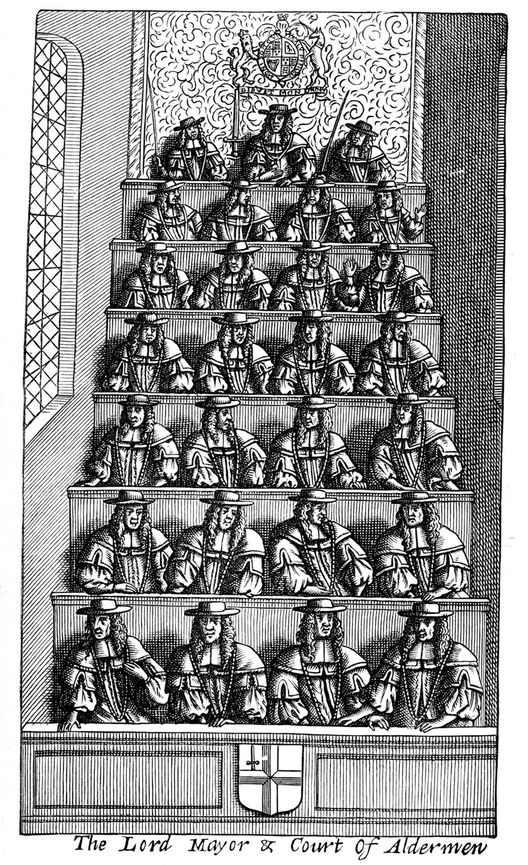 Lord Mayor ve Aldermen Mahkemesi, Londra, 1681 1894 by Unbekannt