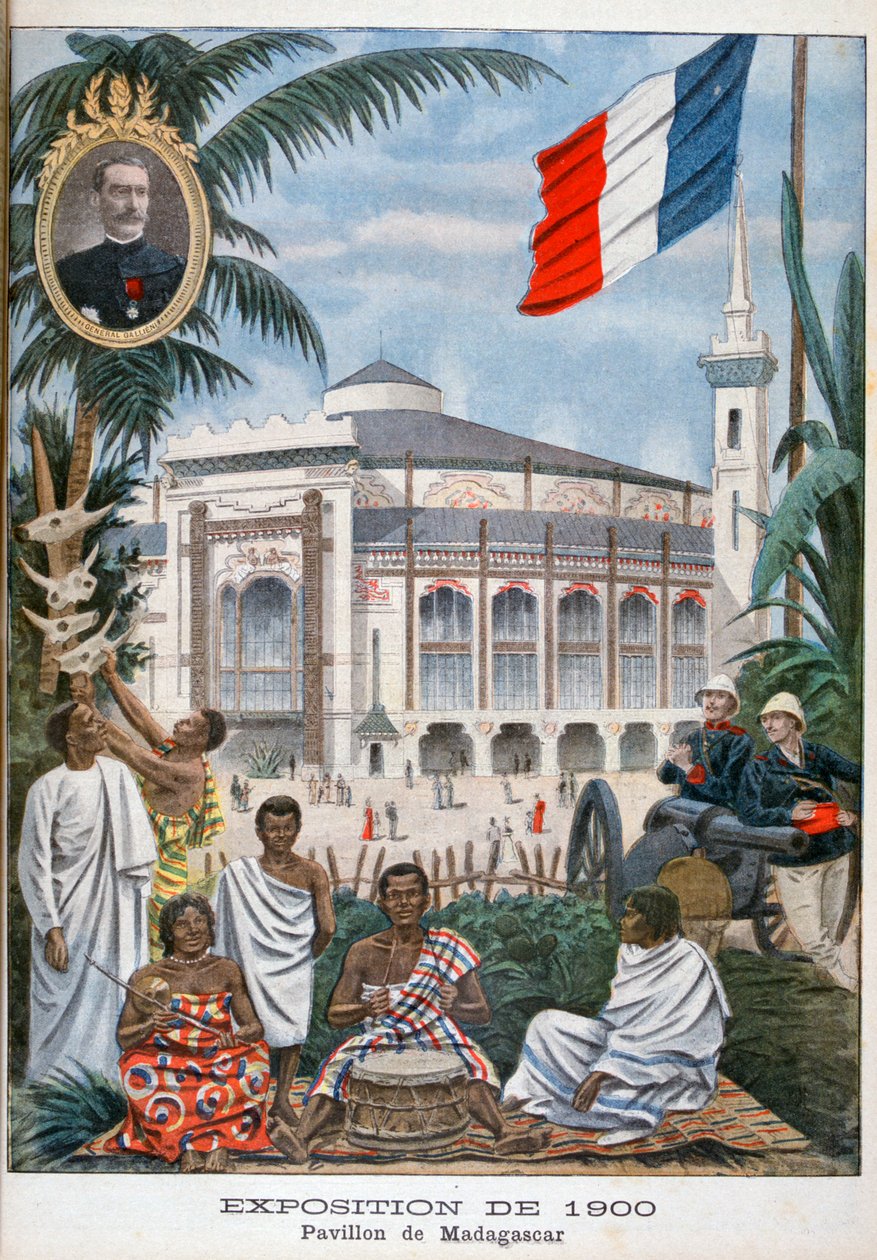 1900 Evrensel Sergisinde Madagaskar pavyonu, Paris, 1900 by Unbekannt