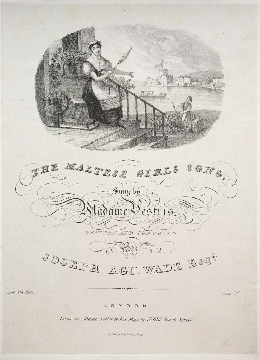 Malta Kızları Şarkısı, 1800